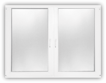 DANUSA WDS BASIC 150x150 cm, kétszárnyú műanyag ablak, bukó-nyíló