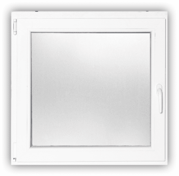 DANUSA WDS BASIC 90x90 cm, egyszárnyú műanyag ablak, bukó-nyíló
