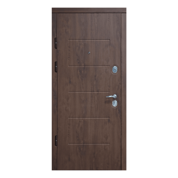 PRO LINE Bahia Beltéri acél bejárati ajtó, MDF borítással - ez egy masszív, szürke színű acél ajtó, amelyet MDF borítás