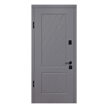 PRO LINE Poema beltéri acél bejárati ajtó képe, MDF borítással.