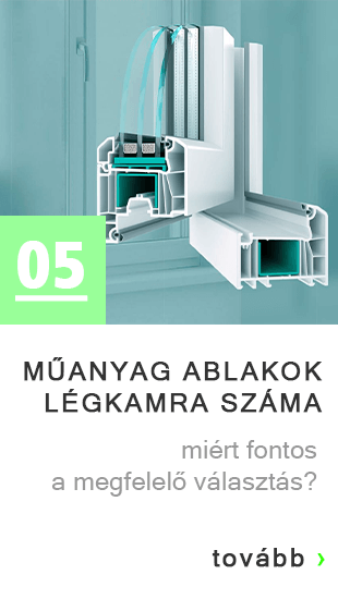 Műanyag ablakok légkamra száma