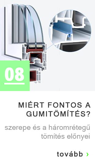A műanyag ablakok gumitömítésének szerepe és a háromrétegű tömítés előnyei