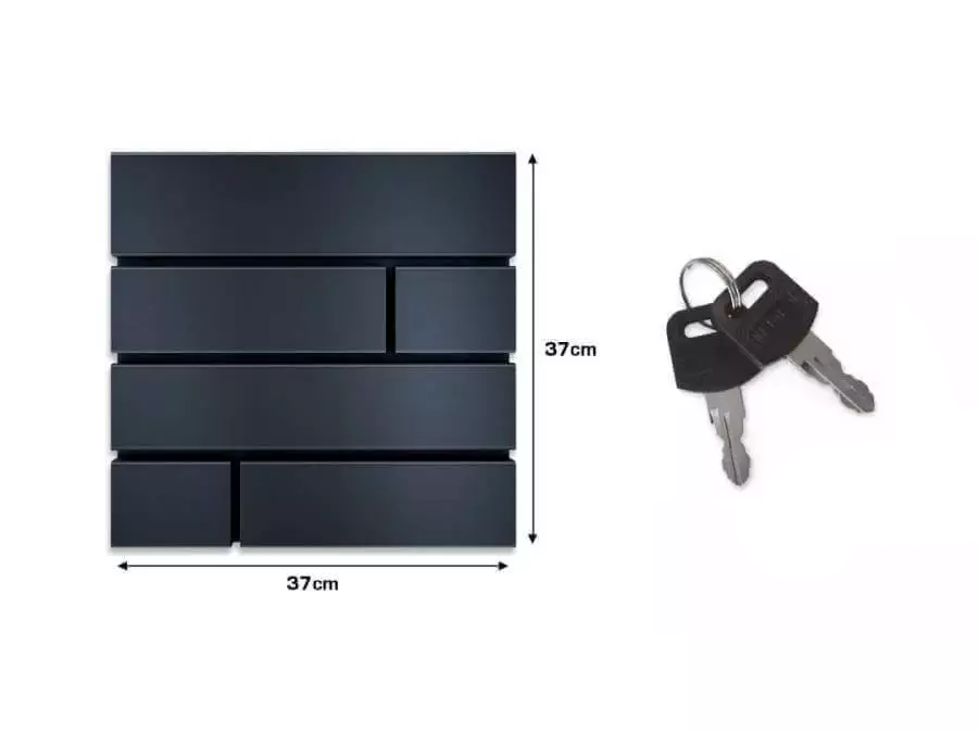 ART modern dizájnú kültéri postaláda