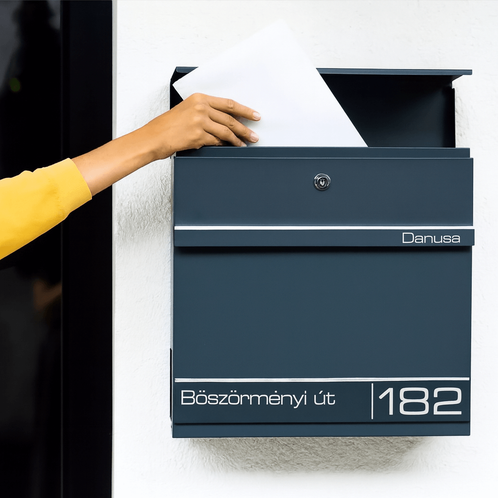 Solid+ modern dizájnú kültéri postaláda